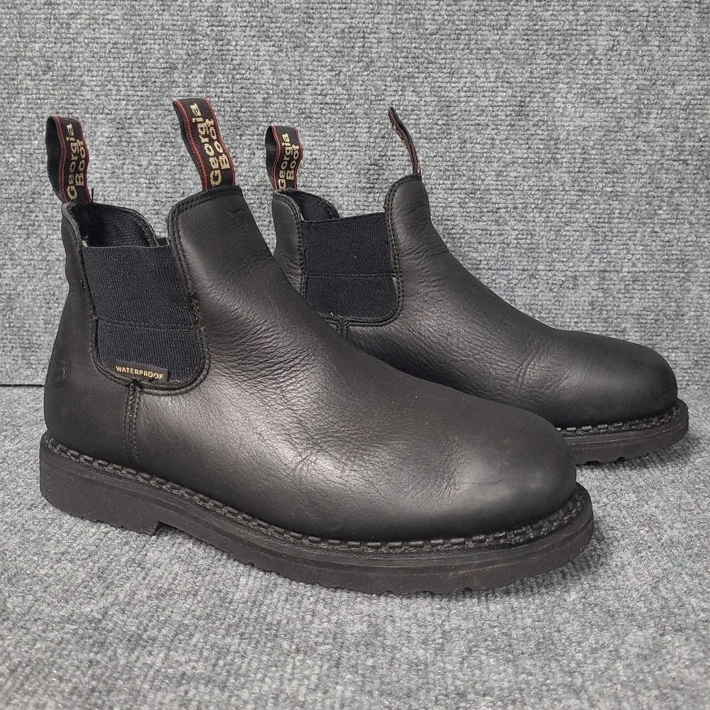 Georgia Giant Revamp Waterproof Work Chelsea Work Boot GB00376 Men's 9.5 W
